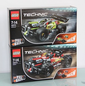 正品乐高lego拼装积木玩具 42072旋风出击 42073火力猛攻科技赛车