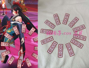 现货网易阴阳师ssr彼岸花cosplay符纸彼岸花符圈烛台可转道具