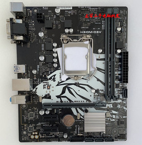 asus/华硕 h310m-d3v ddr4全固态 1151针主板 usb3集成sata3