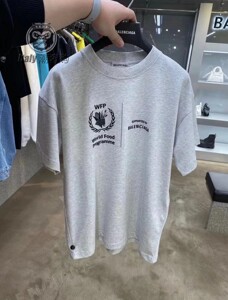 balenciaga/巴黎世家 21ss世界粮食wfp署慈善logo字母短袖男t恤女