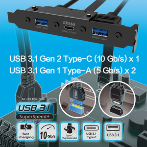 USB3.1 Gen2扩展卡pcie转typec转接卡台式HTPC机箱半高插槽连接线