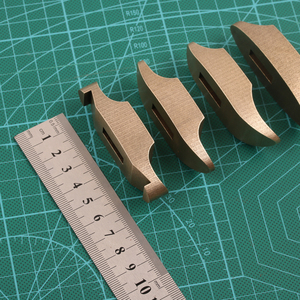 刀挡剑格diy手工刀配件护手实心黄铜线切博弈中正6mm厚钢胚使用