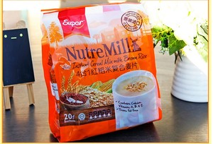 马来西亚原装进口super/超级牌4合1红米麦片30g*20s 速溶营养早餐