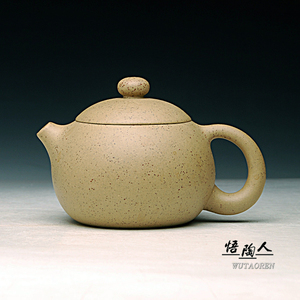 宜兴紫砂茶壶 原矿白玉段泥新品 手工小西施壶 一元拍卖