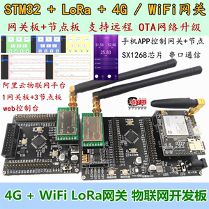 超子说物联网OTA升级STM32 LoRa开发板SX1268无线模块4G wifi网关