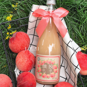 【香甜多汁满满桃子酱】日本进口猿投蜜桃桃子酒 超级好喝不醉人