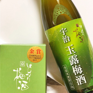 【梅酒金赏】日本进口京都宇治玉露茶绿梅酒 高级优雅茶香梅子香