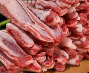 内蒙古羔羊肋间肉肋排肉剔骨羊排肉块鲜冻清真烧烤羊肉5斤装包邮