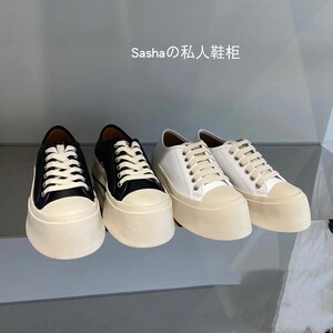 阿希哥mona同款鞋玛丽珍鞋松糕厚底系带小白鞋皮面丑萌胖胖大头鞋