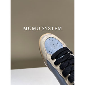 MUMU SYSTEM/悠闲一会儿~ 23s夏季新款百搭小脏鞋女 平底休闲鞋