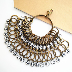 复古钥匙扣串加厚大钥匙圈环盘房东宾馆车行钥匙收纳方便摘取标记