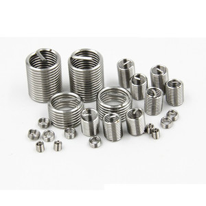 304不锈钢螺纹套钢丝螺套 螺纹保护套 钢套牙套m8m10m12m14m16m20