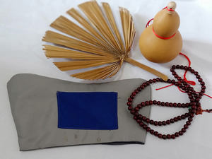 搞笑搞怪济公服装帽子成人儿童济公装扮道具扇子酒葫芦佛珠假发