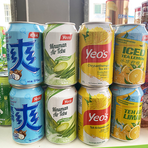香港进口港版杨协成罐装马蹄爽甘蔗汁清凉爽饮料300ml*24罐包邮