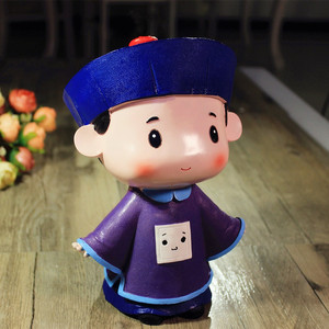 大海模具小僵尸 僵小鱼24cm石膏像乳胶模具 儿童益智手工制作diy