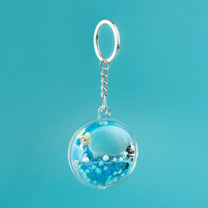 流沙钥匙扣挂件创意个性汽车钥匙链圈环网红可爱女ins包包小挂饰