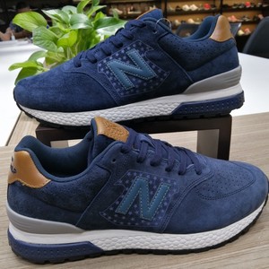 001人付款淘宝正品新百伦领跑鞋秋冬季全皮面男鞋2020