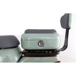 高端时尚电动电瓶车载人后尾箱后备箱密码锁置物箱绿源inno57电车