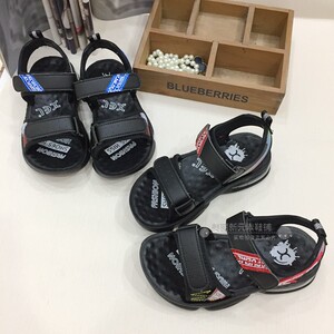 小二郎童鞋2020夏款男大童凉鞋软底休闲沙滩鞋青少年露趾凉鞋6608