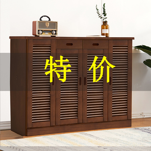 实木多层防尘家用收纳架经济型门口特价清仓大容量鞋柜tb
