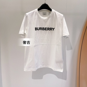 【奢吉】Burberry博柏利 女士新款字母印花logo短袖棉质T恤