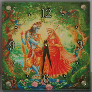 印度神像 湿婆奎师那罗摩杜尔嘎 人物 时钟挂钟 奎师那的天空