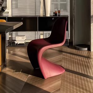 潘东椅轻奢高级餐椅简约现代网红餐桌椅塑料可叠放椅子家用靠背凳