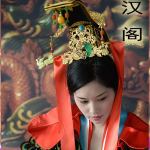 芈月传孙俪同款头饰饰品汉服冠皇帝冠冕帽太后冠全国包邮网剧定制
