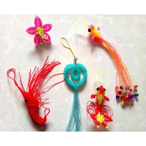 1毫米空心玻璃丝彩色软管 怀旧手工编织塑料手绳编小鱼的胶线.