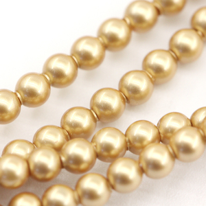施华洛世奇元素5810-651古典金色水晶仿珍珠DIY手链串珠项链饰品