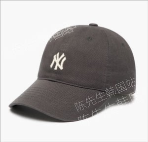 韩国代购mlb帽子棒球帽经典小标ny棒球帽潮牌洋基队男女同款cp77