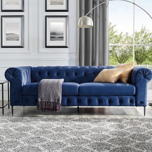 宝石蓝沙发