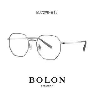 BOLON暴龙眼镜2023新品光学近视眼镜框镜架多边形全框男女BJ7290