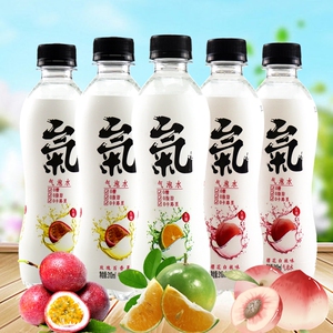 达汇气泡水310ml瓶0糖0脂0卡白桃卡曼橘百香果味网红果味饮料瓶装