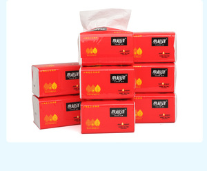 心相逢抽纸红色经典480张8包加厚可湿水卫生纸家用纸巾餐巾纸整箱