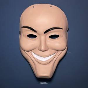 人类清除计划cos笑脸面具万圣节影视主题恐怖仿真表演派对道具男