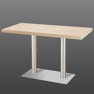 圆桌椅铁艺休闲区椅子咖啡高脚中式美式餐桌售楼部钢木牛角椅