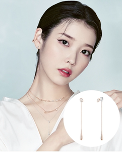 iu同款银饰项链