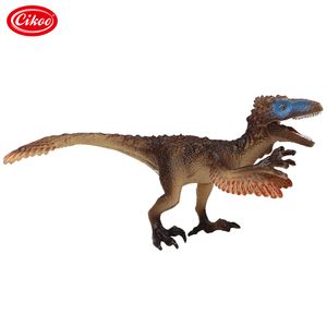 侏罗纪恐龙实心仿真静态塑料玩具模型犹他盗龙摆件男宝宝收藏礼物