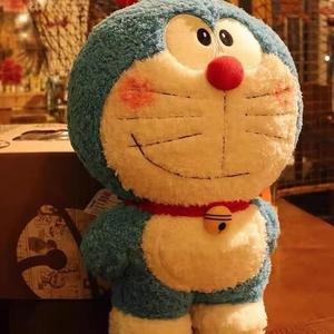 日本代购多啦a梦公仔机器猫叮当猫蓝胖子毛绒玩具生日礼物玩偶