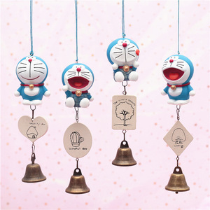 卡通动漫日式叮当猫风铃创意家居车载挂件机器猫树铃铛吊铃礼品