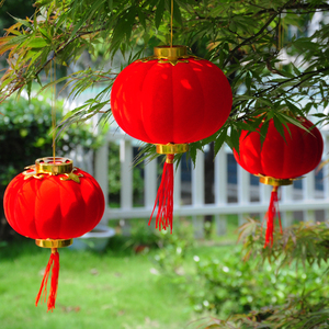 植绒小灯笼30个