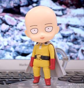 日版gsc一拳超人82埼玉 琦玉 粘土人 q版可动手办 爷爷 正版 现货