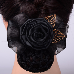 职业花朵头花网兜