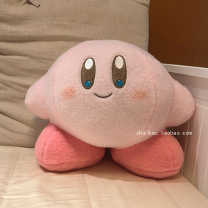 新款星之卡比尾单日本特定羊毛毡格调 可爱毛绒玩偶kirby公仔