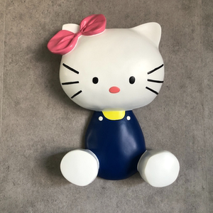 新品立体凯蒂猫壁挂壁饰儿童乐园幼儿园学校墙面装饰手办墙壁摆件