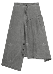 日本代购猪头肉 山本耀司yohji  24ssYS铜氨纤维不规则休闲裤裙裤
