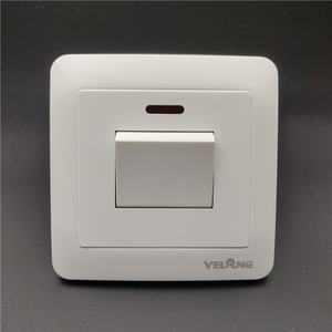 大功率电流曲架开关双极空调电热水器86型双线双断20a45a带灯开关