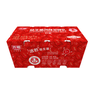光明红枣风味发酵乳16连杯牛奶牛乳新鲜优质牧场纯正精选