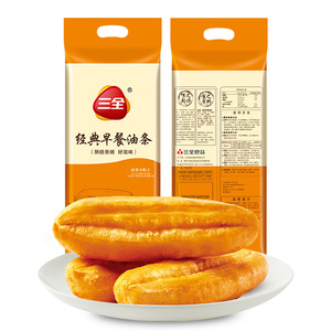 三全经典早餐油条 油炸冷冻半成品老街油条家庭早餐加热即食1000g